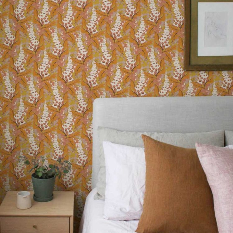 Orange-Fox-Wallpaper-by-Abigail-Borg