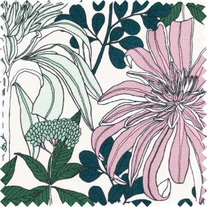 Mathilda Mint Fabric Sample