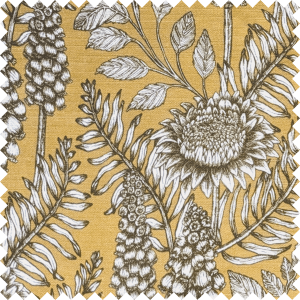 Muscari Mustard Fabric