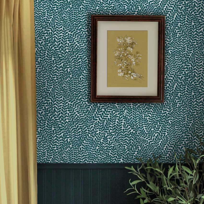 Kappar Leaf Wallpaper Sample