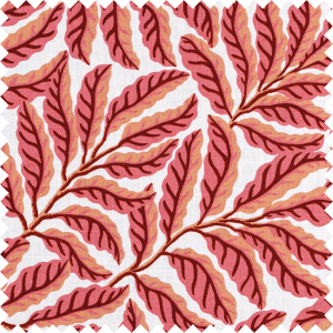 Leafy Cinnamon Fabric Sample