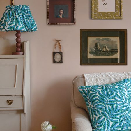 Leafy-Jade-Fabric-Cushion-By-Abigail-Borg